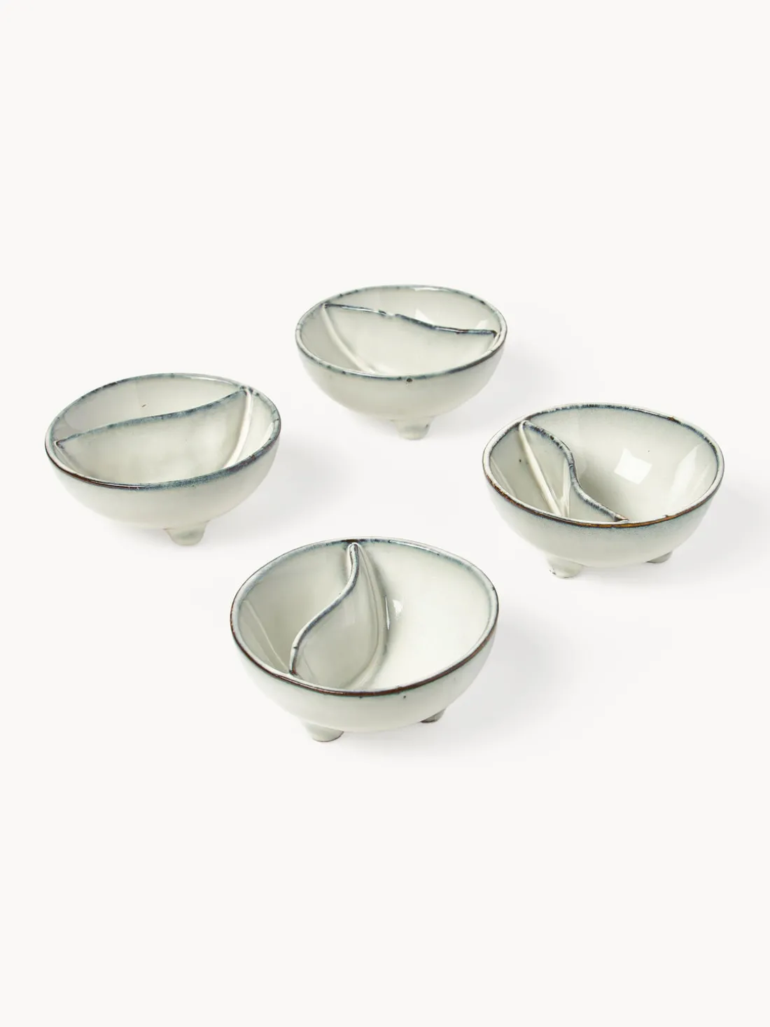 Cuencos artesanales Nordic Sand, 4 uds.