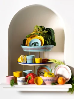 Cuencos con esmalte reactivo Feast, 4 uds.