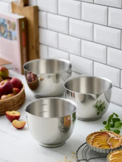 Cuencos de acero inoxidable Margrethe, 2 uds.