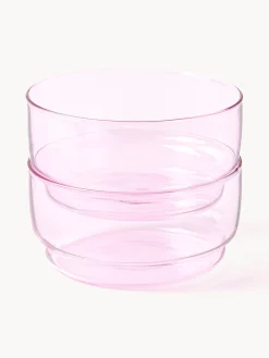 Cuencos de vidrio borosilicato Torino, 2 uds.