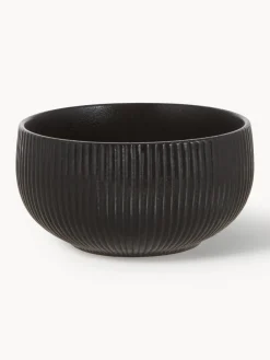 Cuencos mate con relieve Neri, 2 uds.