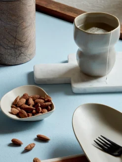 Cuencos pequeños con forma orgánica artesanales Limfjord, 2 uds.