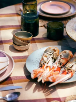 Cuencos pequeños pintados a mano 70's, 4 uds.