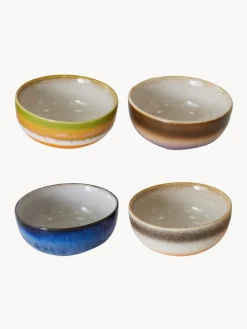 Cuencos pequeños pintados a mano 70's, 4 uds.