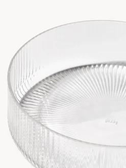 Cuencos soplados con relieves Ripple, 4 uds.