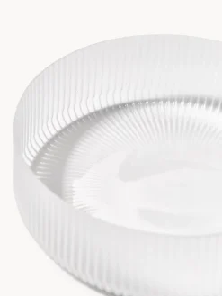 Cuencos soplados con relieves Ripple, 4 uds.