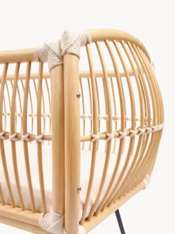 Cuna artesanal de ratán ajustable en altura Martha