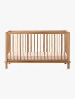 Cuna cama infantil extensible de madera de roble Latitude, 70 x 140 cm