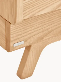 Cuna de madera de haya Maralis, 70 x 140 cm