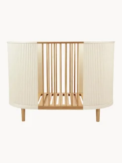 Cuna regulable en altura artesanal Kai, 70 x 120 cm