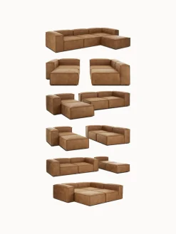 Diván modular de cuero reciclado Lennon
