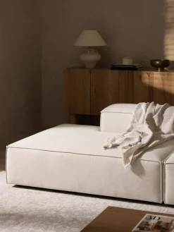 Diván modular de mezcla de lino Lennon