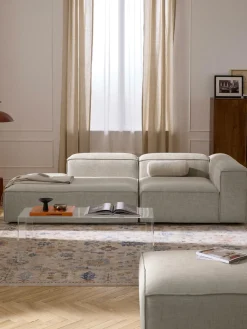 Diván modular de mezcla de lino Lennon