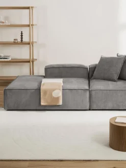 Diván modular de pana Lennon