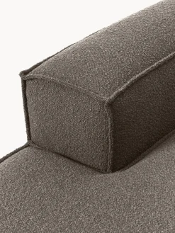 Diván modular en tejido bouclé Lennon