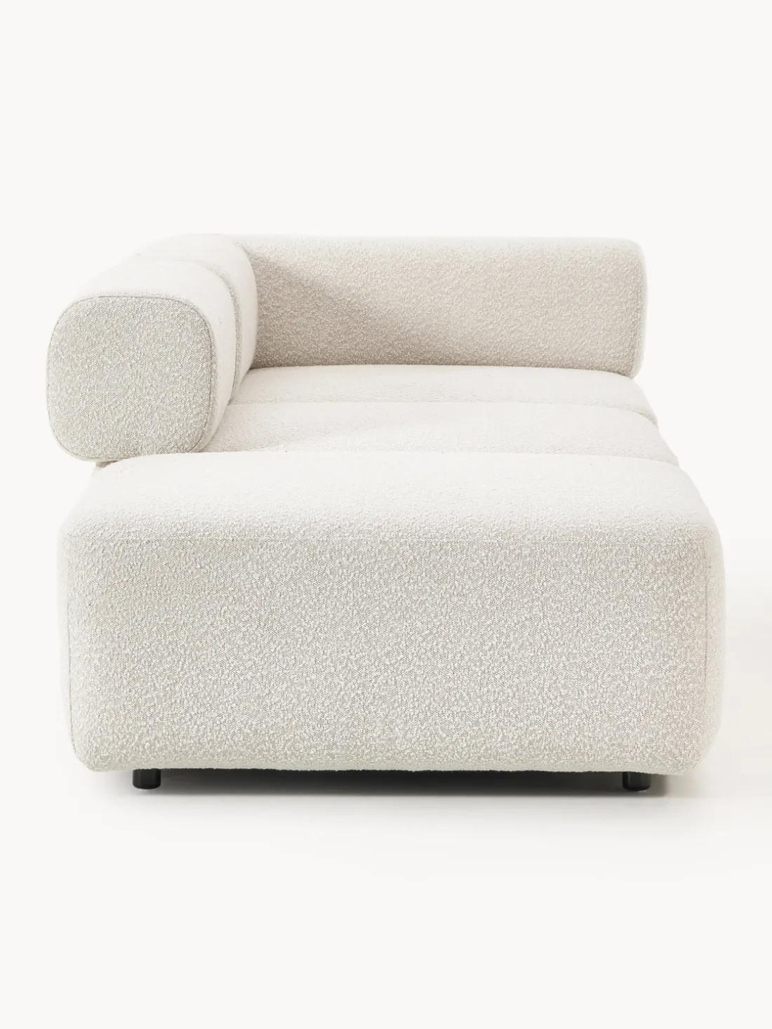Diván modular en tejido bouclé Anton