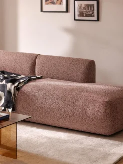Diván modular en tejido bouclé Sofia