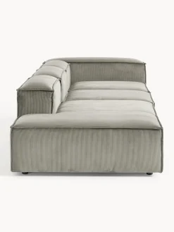 Diván modular grande de pana Lennon