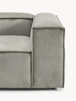 Diván modular grande de pana Lennon