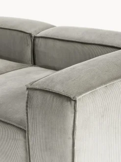 Diván modular grande de pana Lennon