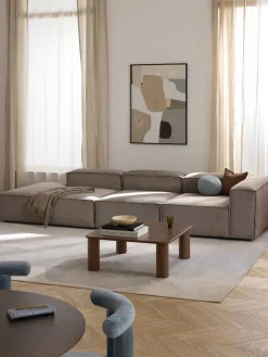 Diván modular grande de pana Lennon