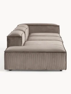 Diván modular grande de pana Lennon