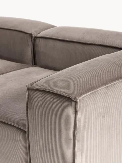 Diván modular grande de pana Lennon