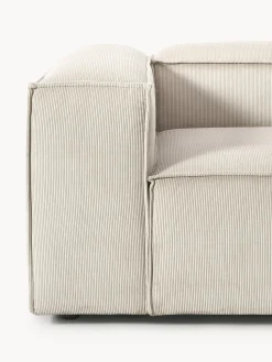 Diván modular grande de pana Lennon