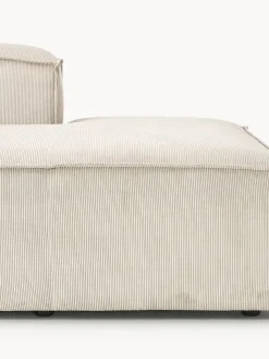 Diván modular grande de pana Lennon