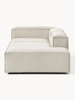 Diván modular grande de pana Lennon