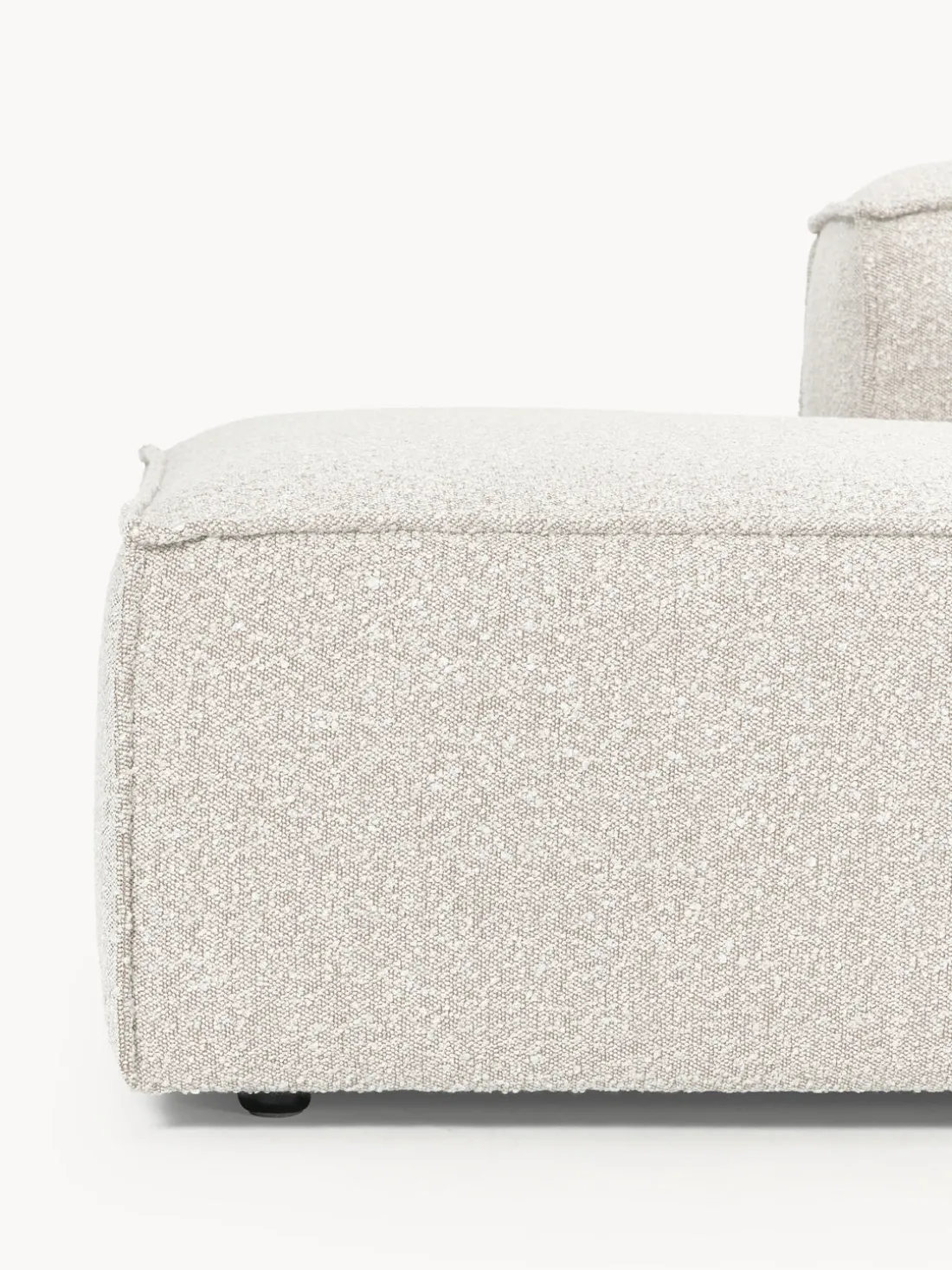 Diván modular grande en tejido bouclé Lennon