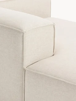 Diván rinconero modular de mezcla de lino Lennon