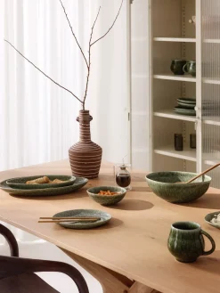 Ensaladera artesanal con forma orgánica Macey