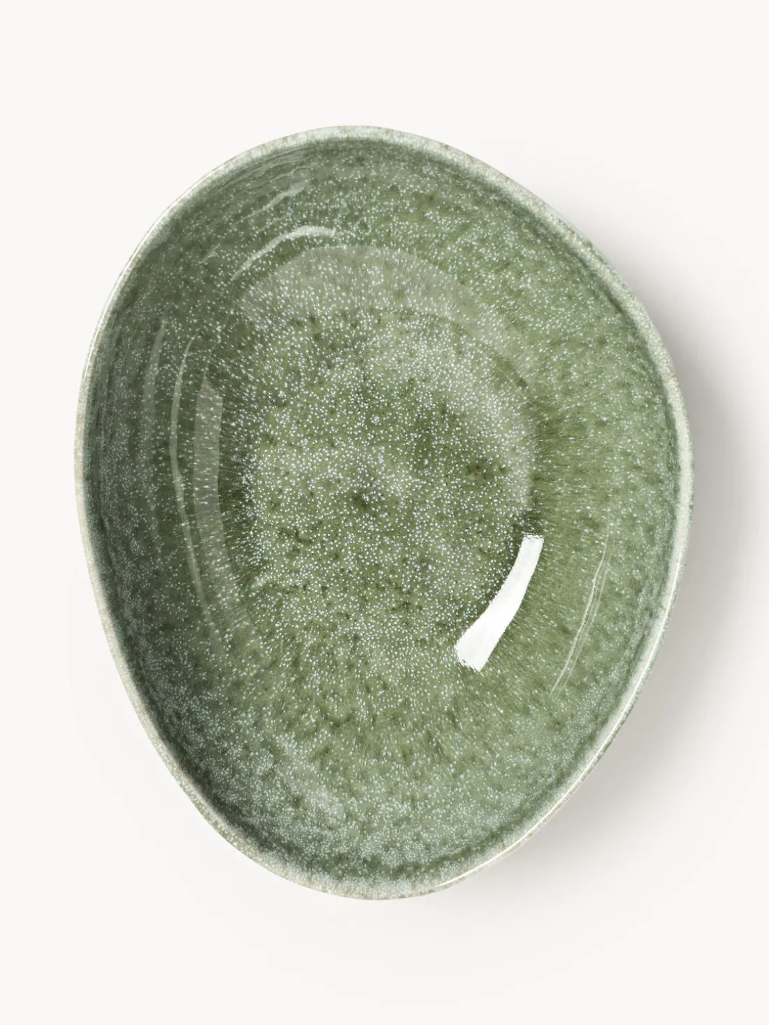 Ensaladera artesanal con forma orgánica Macey