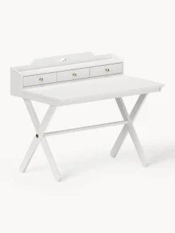 Escritorio de madera artesanal regulable Luca