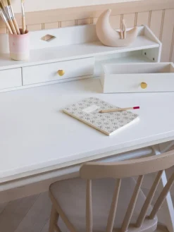 Escritorio de madera artesanal regulable Luca