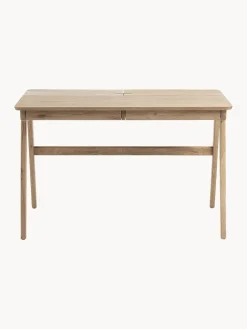 Escritorio de madera con apertura para cables Jacques