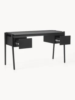 Escritorio de madera con cajones Libby