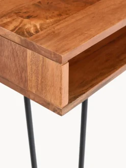 Escritorio de madera de mango y metal Tova