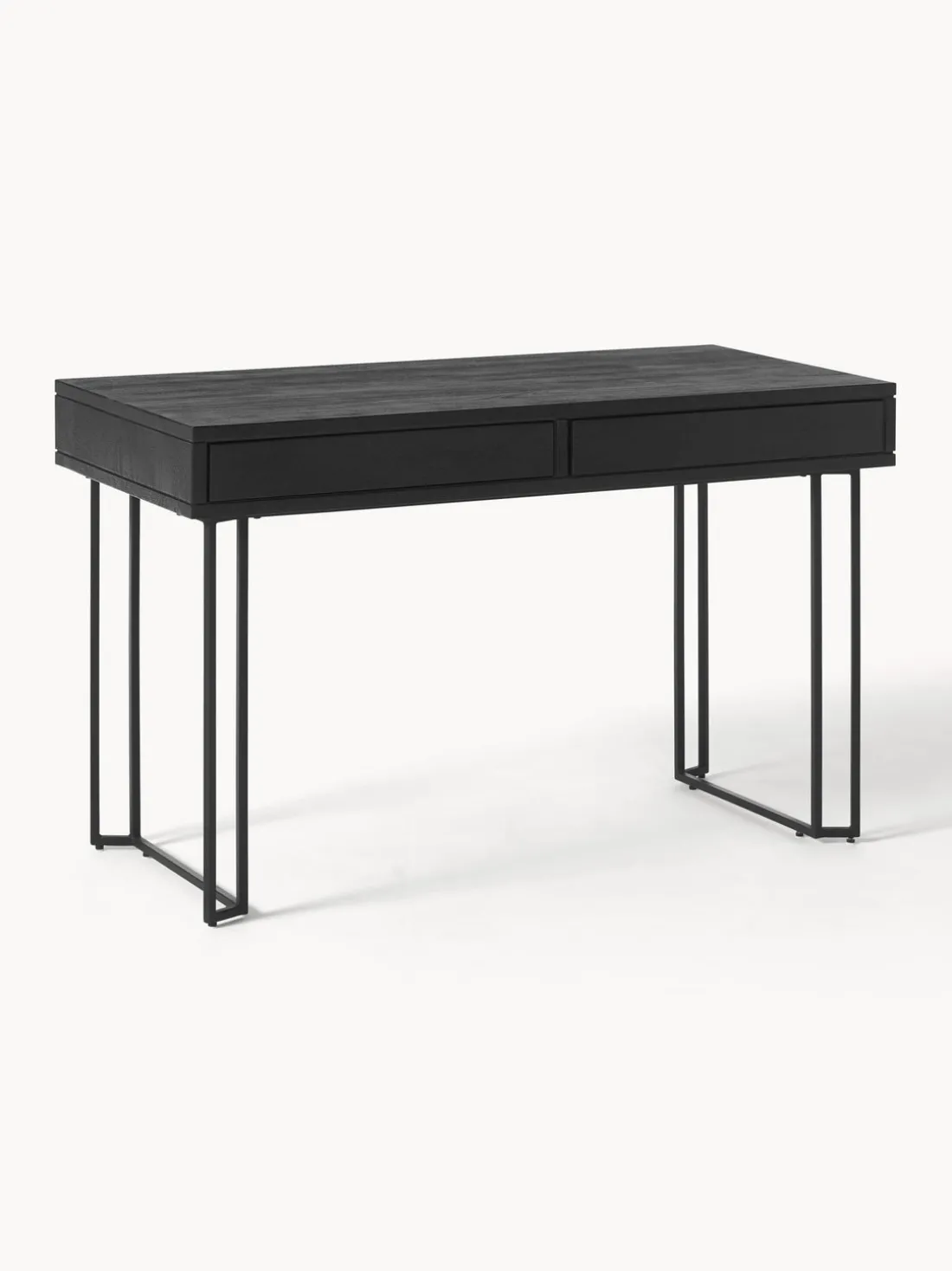 Escritorio de madera de mango con cajón Luca