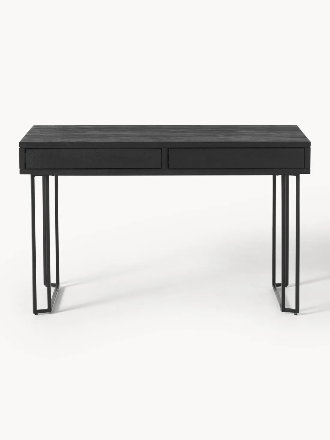 Escritorio de madera de mango con cajón Luca