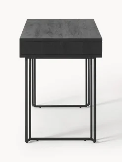 Escritorio de madera de mango con cajón Luca