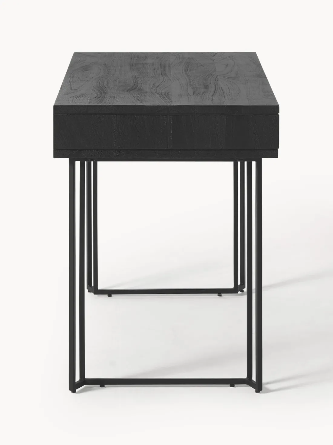 Escritorio de madera de mango con cajón Luca