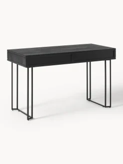 Escritorio de madera de mango con cajón Luca