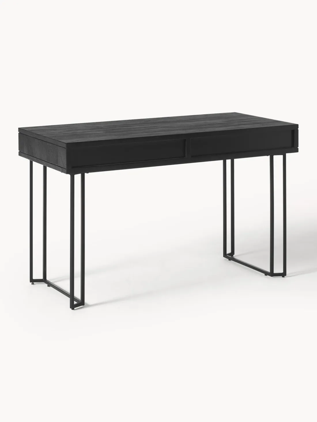 Escritorio de madera de mango con cajón Luca