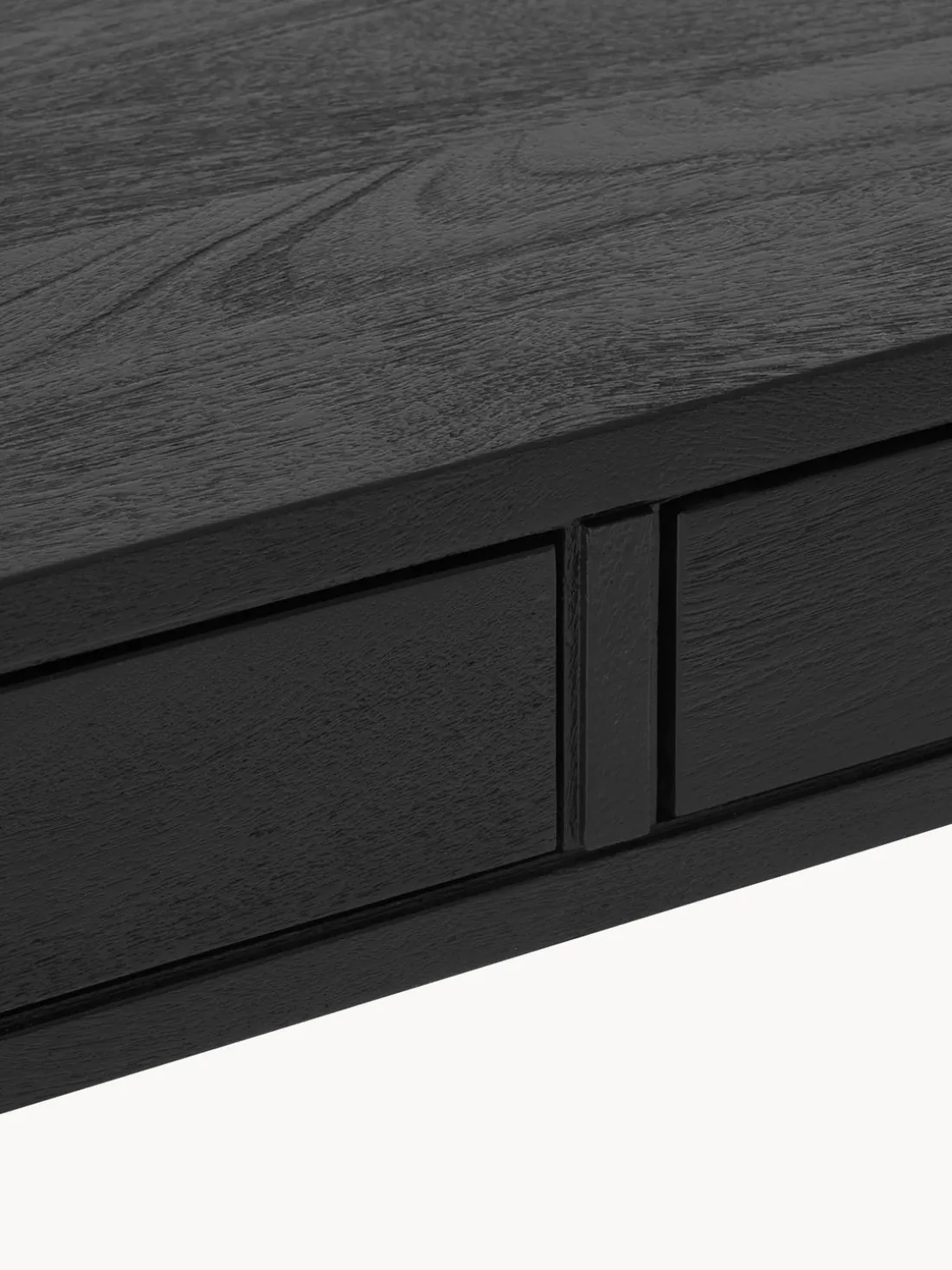 Escritorio de madera de mango con cajón Luca