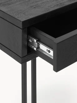 Escritorio de madera de mango con cajón Luca