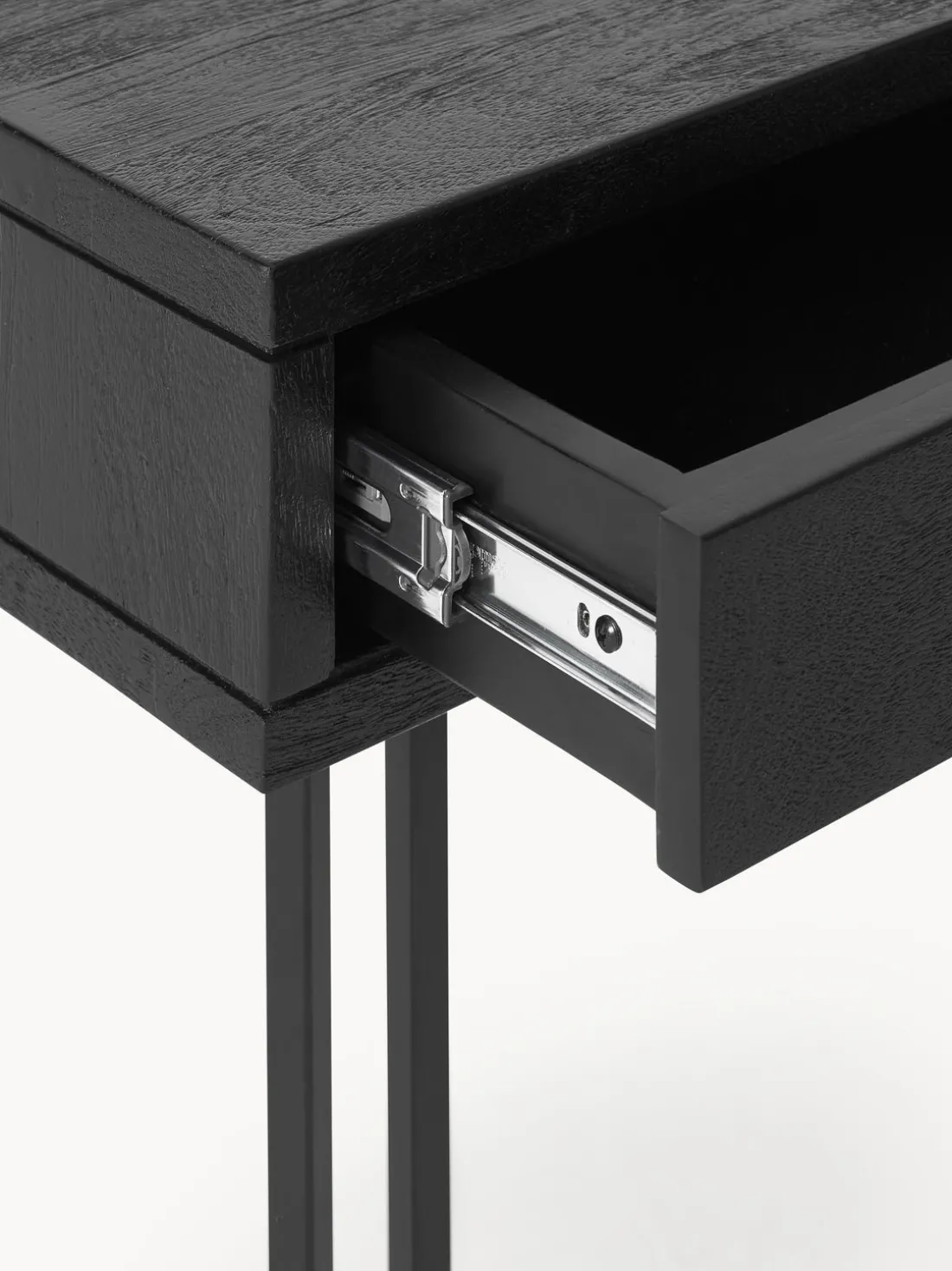 Escritorio de madera de mango con cajón Luca