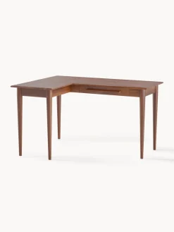 Escritorio esquinero de madera de mango Paul