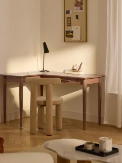 Escritorio esquinero de madera de mango Paul